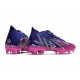 Crampons adidas Predator Edge.1 FG Violet Equipe Argent Métallique Rose Choc Equipea