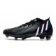 Crampons adidas Predator Edge.1 FG Noir Blanc Rouge Vif