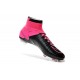 2015 Chaussures Mercurial Superfly IV FG Nouvelle Noir / Rose Hyper