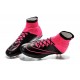 2015 Chaussures Mercurial Superfly IV FG Nouvelle Noir / Rose Hyper