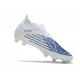 Crampons adidas Predator Edge.1 FG Blanc Bleu Hi Res Blanc