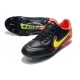 Chaussure Nike Tiempo Legend IX Elite FG Noir Jaune Rouge