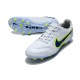 Chaussure Nike Tiempo Legend IX Elite FG Blanc Bleu