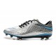 2015 Crampons Nike Hypervenom Phantom Neymar Premium FG Argenté Bleu Noir