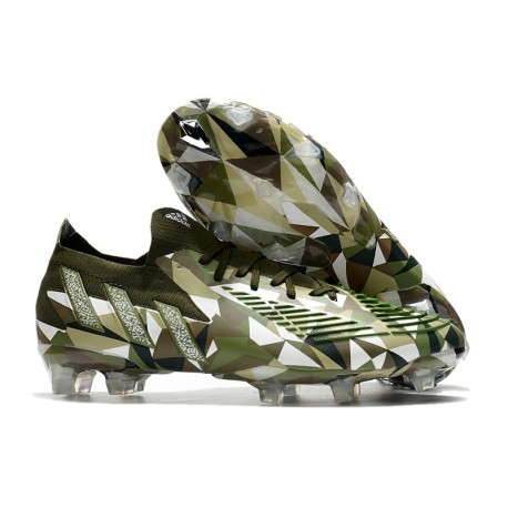 adidas Predator Edge.1 Low FG Swarovski - Vert Argenté Vert ÉDITION LIMITÉE