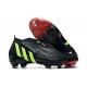 adidas Predator Edge+ FG Nouvelles Noir Vert