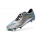 2015 Crampons Nike Hypervenom Phantom Neymar Premium FG Argenté Bleu Noir