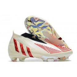 adidas Predator Edge+ FG Nouvelles Showdown - Blanc Rouge Doré