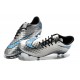 2015 Crampons Nike Hypervenom Phantom Neymar Premium FG Argenté Bleu Noir