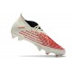 Crampons adidas Predator Edge.1 FG Showdown - Blanc Rouge Doré