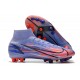 Nike Mercurial Superfly 8 Elite DF AG Mbappé Chardon Clair Argent Métallique