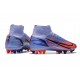 Nike Mercurial Superfly 8 Elite DF AG Mbappé Chardon Clair Argent Métallique