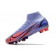 Nike Mercurial Superfly 8 Elite DF AG Mbappé Chardon Clair Argent Métallique