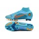 Nike Mercurial Superfly 8 Elite DF AG Bleu Chlorine Orange Laser Marina