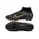 Nike Mercurial Superfly 8 Elite DF AG Noir Or Métallique Argent Métallique