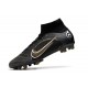 Nike Mercurial Superfly 8 Elite DF AG Noir Or Métallique Argent Métallique