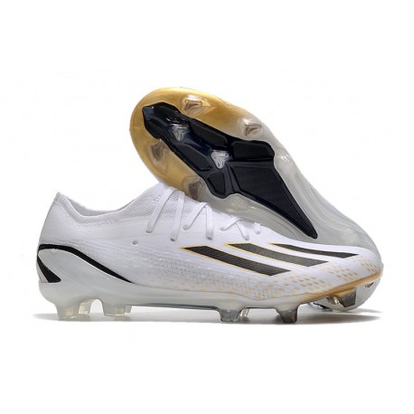 Chaussures Nouvel adidas X Speedportal.1 FG Blanc Noir Or