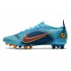 Nike Mercurial Vapor 14 Elite AG Pro Bleu Chlorine Orange Laser Marina