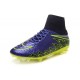 Hommes Nike HyperVenom Phantom II FG Chaussures de football ACC Violet Noir Jaune