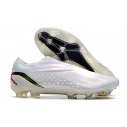 Crampons adidas X Speedportal+ FG Blanc