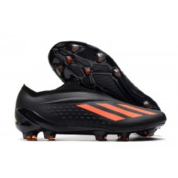 Crampons adidas X Speedportal+ FG Noir Rouge Solaire Vert Solaire