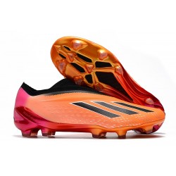 Crampons adidas X Speedportal+ FG Orange Noir