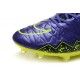 Hommes Nike HyperVenom Phantom II FG Chaussures de football ACC Violet Noir Jaune
