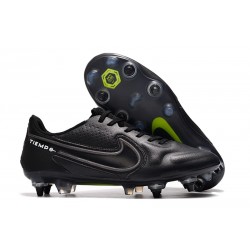 Nike Tiempo Legend 9 Elite SG-Pro Noir Foncé Smoke Gris Summit Blanc