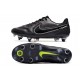 Nike Tiempo Legend 9 Elite SG-Pro Noir Foncé Smoke Gris Summit Blanc