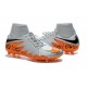 Nouvelles chaussures Nike HyperVenom Phantom II FG Football Crampons Loup Gris Orange Noir
