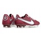 Nike Tiempo Legend IX Elite FG Rouge Equipe Blanc Hibiscus Mystique