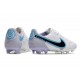 Chaussure Nike Tiempo Legend IX Elite FG Blanc Noir