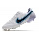 Chaussure Nike Tiempo Legend IX Elite FG Blanc Noir