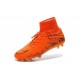 Hommes Nike HyperVenom Phantom II FG Chaussures de football ACC Orange Noir