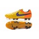 Nouvelle Chaussure de Football Nike Tiempo Legend V FG Orange Laser Violet Persan