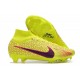 Chaussure Nike Air Zoom Mercurial Superfly 9 Elite FG Jaune Rouge