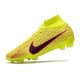 Chaussure Nike Air Zoom Mercurial Superfly 9 Elite FG Jaune Rouge