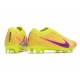 Nike Air Zoom Mercurial Vapor XV Elite FG Jaune Rose