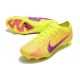 Nike Air Zoom Mercurial Vapor XV Elite FG Jaune Rose