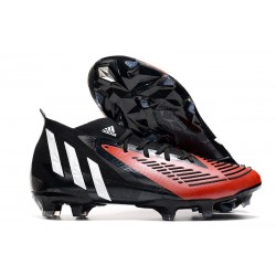 Crampons adidas Predator Edge.1 FG Noir Rouge Blanc