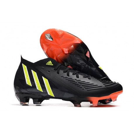 Crampons adidas Predator Edge.1 FG Noir Jaune