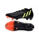 Crampons adidas Predator Edge.1 FG Noir Jaune