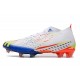 Crampons adidas Predator Edge.1 FG Blanc Jaune Solaire Bleu Power