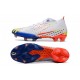 Crampons adidas Predator Edge.1 FG Blanc Jaune Solaire Bleu Power