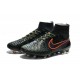 2015 Chaussures Mercurial Magista Obra FG Pas Cher Noir Vert Hyper Rouge