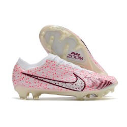 Nike Air Zoom Mercurial Vapor 15 Elite FG Blanc Rouge