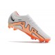 Nike Air Zoom Mercurial Vapor 15 Elite FG Blanc Orange