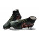 2015 Chaussures Mercurial Magista Obra FG Pas Cher Noir Vert Hyper Rouge