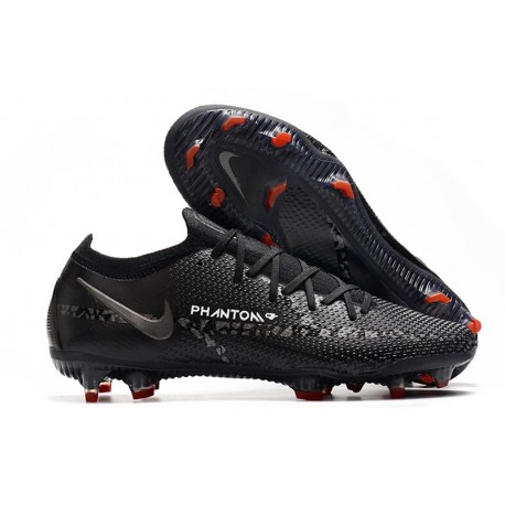 Nike Phantom GT II Elite FG Nouvelle Noir Gris Fumé Summit Blanc