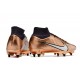 Nike Air Zoom Mercurial Superfly IX Elite SG Mbappe Cuivre Métallique